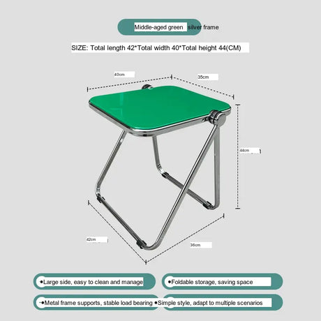 ABOUT WHITE Tamsin Elegant Foldable Acrylic Coffee Table from ABOUT WHITE