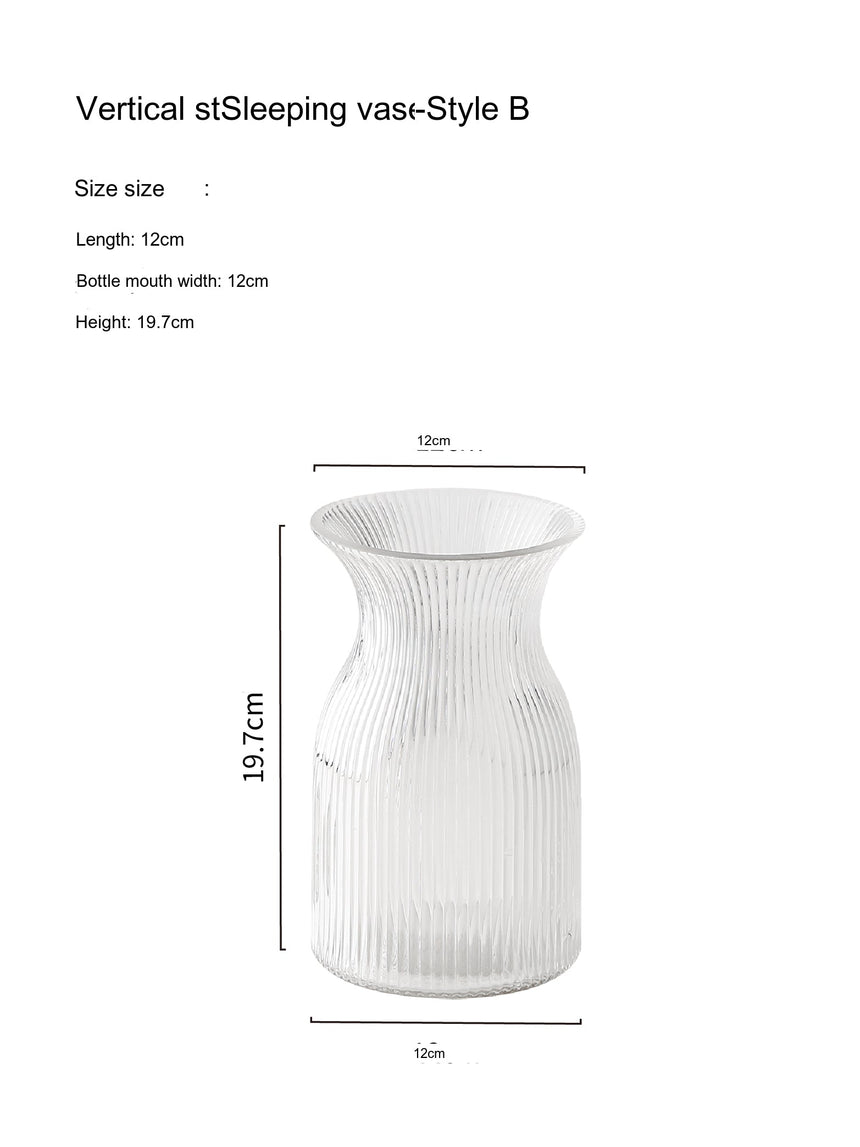 LIVETAI Isolde Majestic Hammered Design Hyper-Transparent Hydroponic Pot from LIVETAI