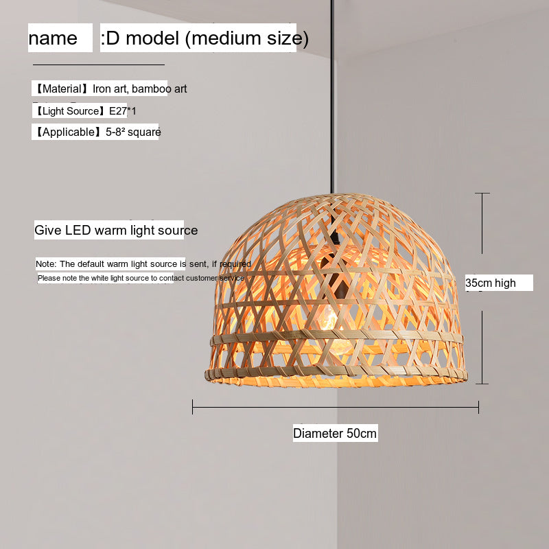 BOJI Haruki Elegant Bamboo Ceiling Lamp from BOJI