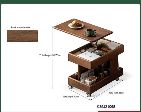 GENJI Hoshiko Versatile Oak Side Table from GENJI