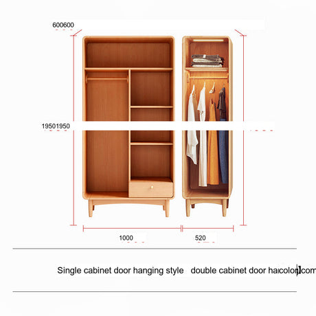 RATTAN FURNITURE Akihiro Modern Minimalist Wardrobe Unit from RATTAN FURNITURE