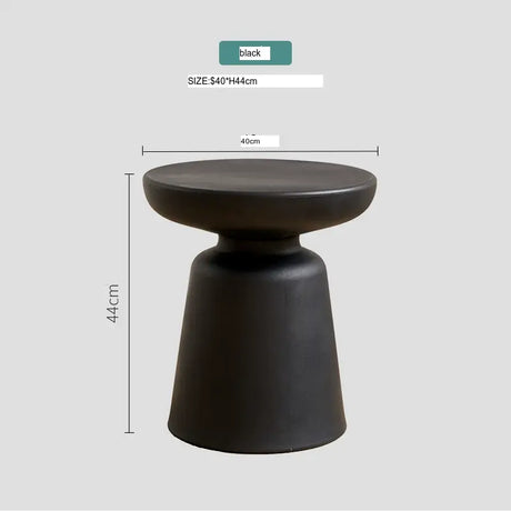 ABOUT WHITE Soren Modern Minimalist Circle Coffee Table from ABOUT WHITE