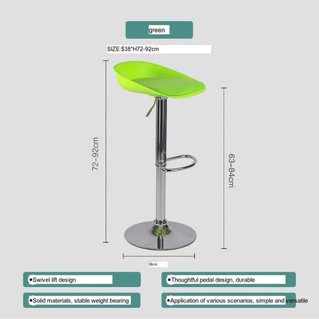 ABOUT WHITE Katowice Sleek Nordic Bar Chair from ABOUT WHITE