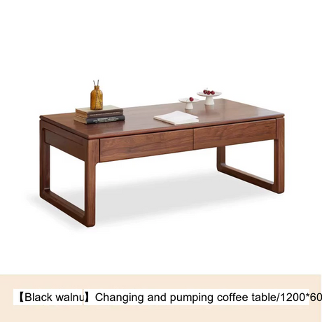 GENJI Harukaze Elegant Solid Wood Tea Table from GENJI