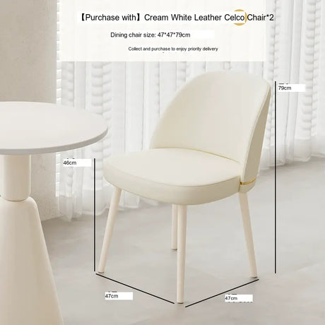 XIMIKA Santiago Elegant Casual Round Table Set from XIMIKA