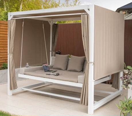 MOJIA Adalyn Hanging Swing Chair for Elegant Garden Seating from MOJIA
