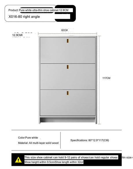 Leia Ultra Thin Shoe Cabinet from MODENG