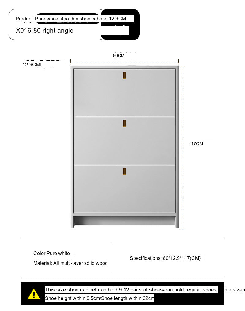 Leia Ultra Thin Shoe Cabinet from MODENG