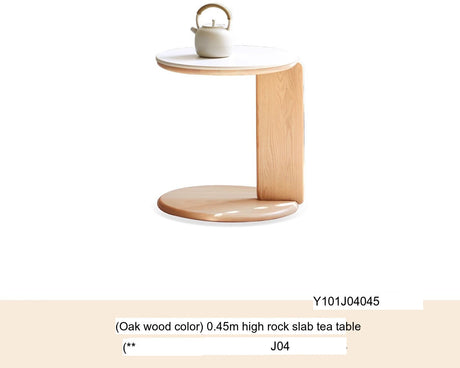 GENJI Isadora Elegant Nordic Solid Wood Tea Table from GENJI