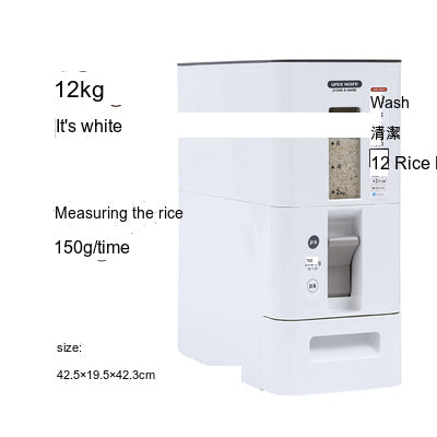 BOER Akihiko Moisture-Proof Insect-Resistant Rice Storage Cylinder from BOER