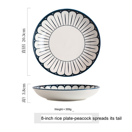 MOSE Japanese Dinner Plate Set from MOSE