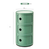 NIYE Aveline Minimalist Round Storage Side Table from NIYE