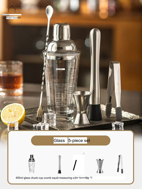 MH Isolde Elegant Glassware Cocktail Tool Set from MH