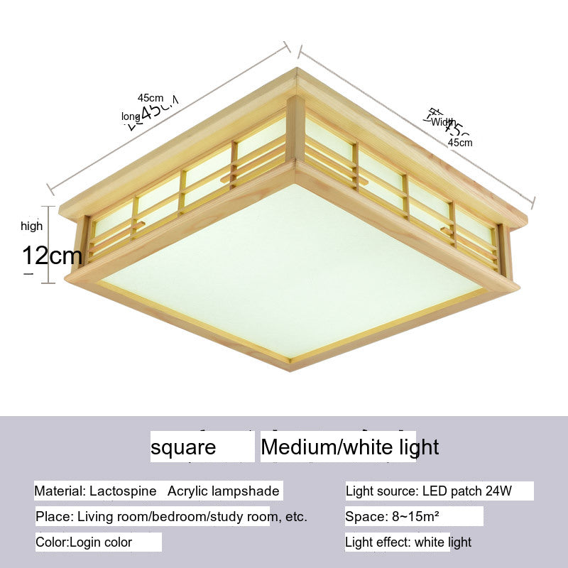 BOJI Haruki Minimalist Square LED Ceiling Light from BOJI