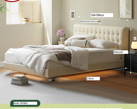 GENJI Minho Elegant Minimalist Suspended Double Bed from GENJI