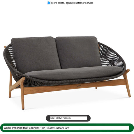 DIME GARDEN Valois Waterproof Sunscreen Outdoor Sofa from DIME GARDEN