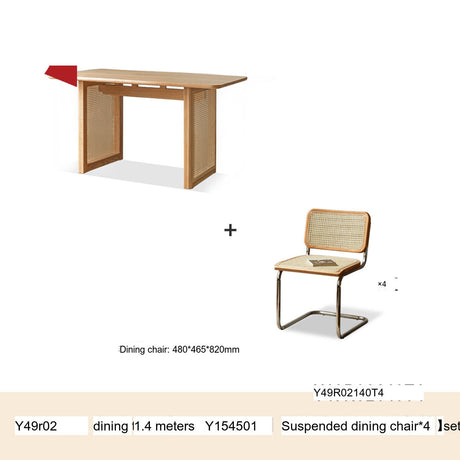 GENJI Hoshihara Solid Wood Elegant Dining Set from GENJI