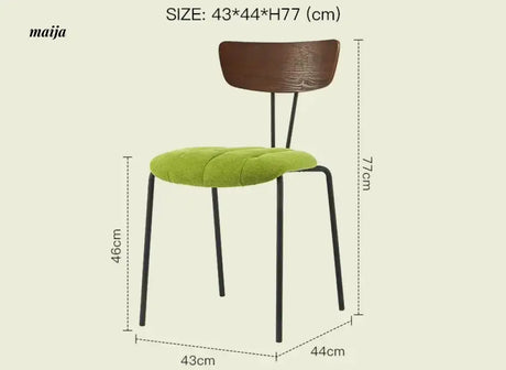 LAZYSPACE Benjamin Industrial Wind Dining Chair from LAZYSPACE