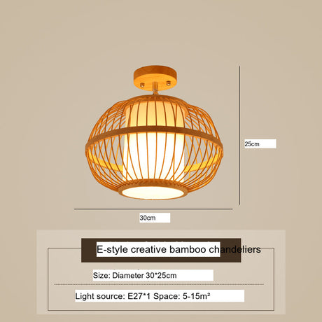 BOJI Kenji Vintage Rustic Lantern Ceiling Light from BOJI