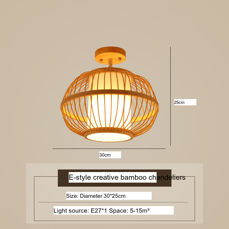BOJI Kenji Vintage Rustic Lantern Ceiling Light from BOJI