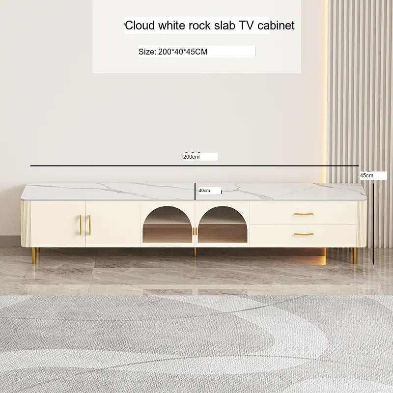 XIMIKA Alaric Luxurious Modern Rock Board Coffee Table from XIMIKA