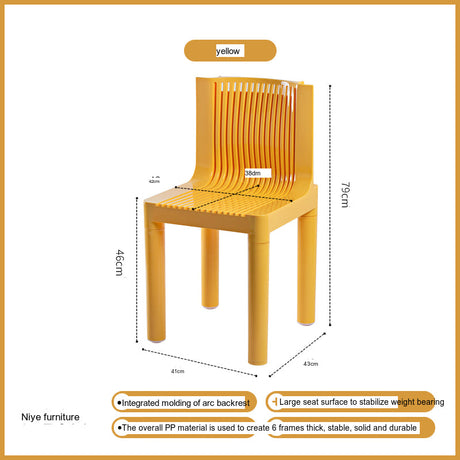 NIYE Zephyr Hollow Backrest Thickened Outdoor Chair from NIYE
