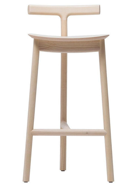 GENJI Araceli Sleek Ashwood Bar Stool - Lightweight Luxury Design from GENJI