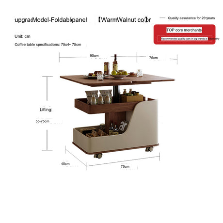 QUANMU Isolde Chic Minimalist Coffee Table from QUANMU