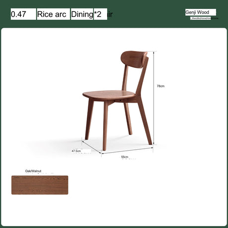 GENJI Hyun-Soo Scandinavian Natural Wood Highchair from GENJI