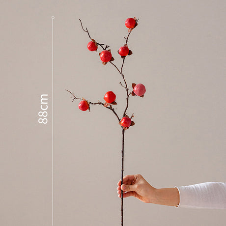 JUHAN Thalassa Lush Decorative Simulation Persimmon Branches from JUHAN