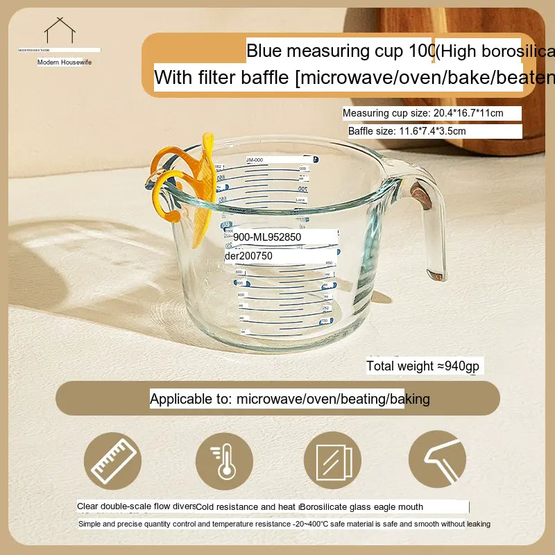 MH Alhambra Ultra-Precise Heat-Resistant Measuring Cup Set from MH