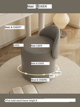MOXER Elowen Luxurious Leather Makeup Stool from MOXER
