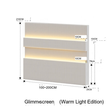 SHIBA Takashiro Illuminated Mobile Partition Screen from SHIBA