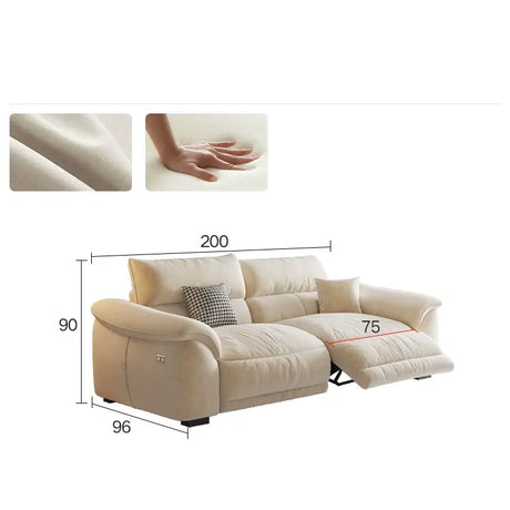 LATE AUTUMN Universal Electric Minimalist Cream Sofa from LATE AUTUMN