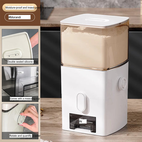 BOER Hokkaido Insect-Proof Moisture-Sealing Rice Container. from BOER