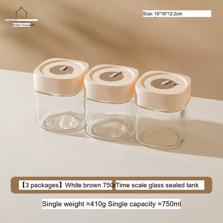 MH XIANXIA Elegant Glass Sealing Food-Grade Storage Jar from MH