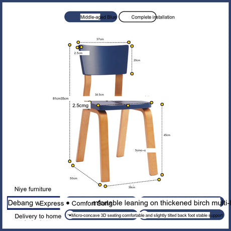 NIYE Marisol Vintage Elegant Design Dining Chairs from NIYE