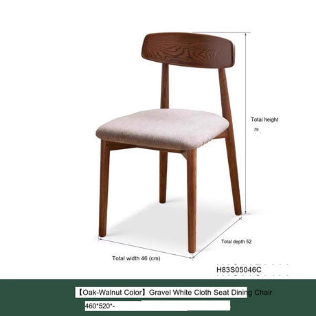 GENJI Harukaze Elegant Solid Wood Dining Chair from GENJI