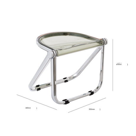 THOUGHTS Marcellus Transparent Folding Makeup Stool from THOUGHTS