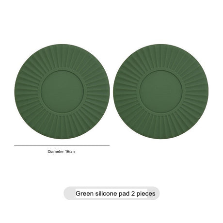 SUCO Isadora Elegant Round Silicone Gel Dinner Plate Table Mat Antiscald from SUCO