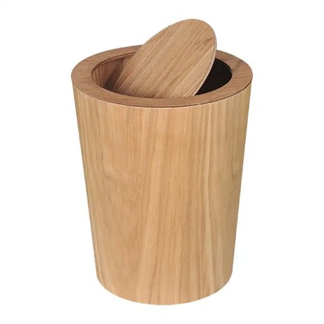MUSN Creative Wooden Trash Bin from MUSN