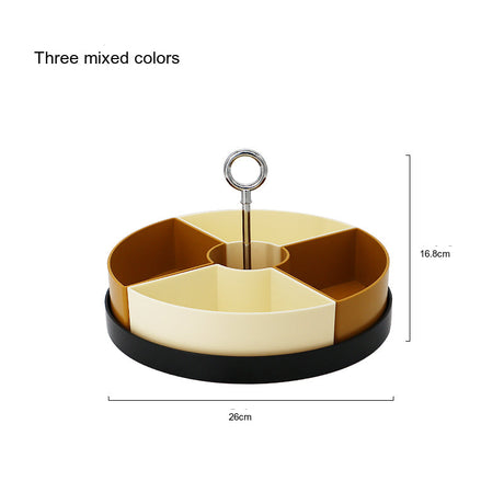 EPIUS Thimbu Elegant Four-Compartment Snack Plate from EPIUS
