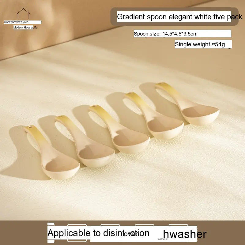MH Elowen Elegant High-Value Ceramic Soup Spoon from MH
