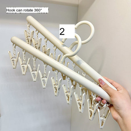 MI XIAOXIAO Santiago Adjustable Multi-Clip Drying Rack from MI XIAOXIAO