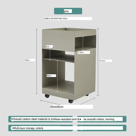ABOUT WHITE Candelaria Minimalist Storage Coffee Table from ABOUT WHITE