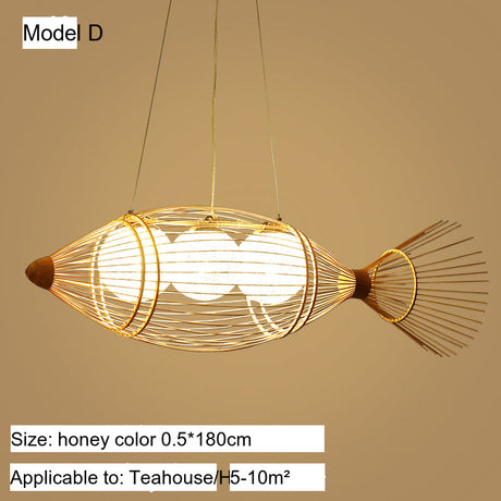 BOJI Harukaze Artistic Woven Ceiling Lamp from BOJI