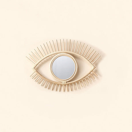 ROOMHOME Mizhati Elegant Scandinavian Woven Mirror Décor from ROOMHOME