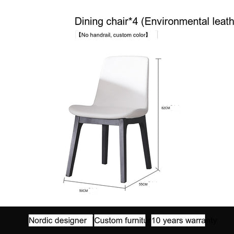 OROMA Zephyra Contemporary Leather High Chair from OROMA
