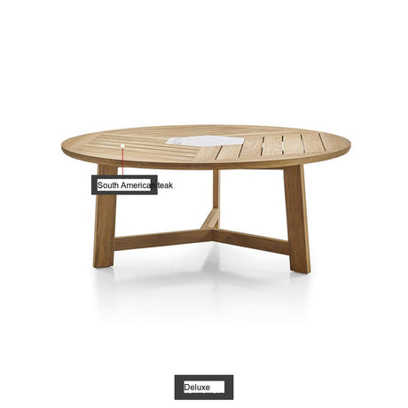 DIME GARDEN Amara Elegant Teak, Rattan Outdoor Table Set from DIME GARDEN