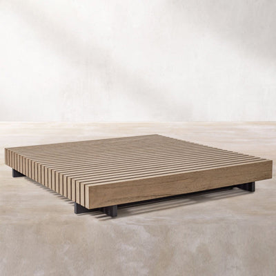 RATTAN SPACE Isadora Scandinavian Natural Wood Coffee Table from RATTAN SPACE